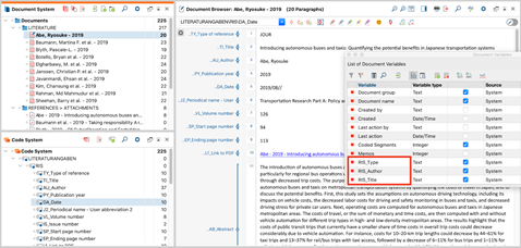 literature review with maxqda